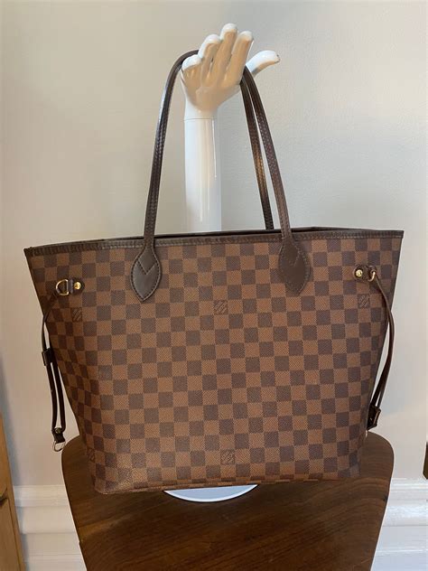 authentic louis vuitton damier neverfull mm bag|damier neverfull mm price.